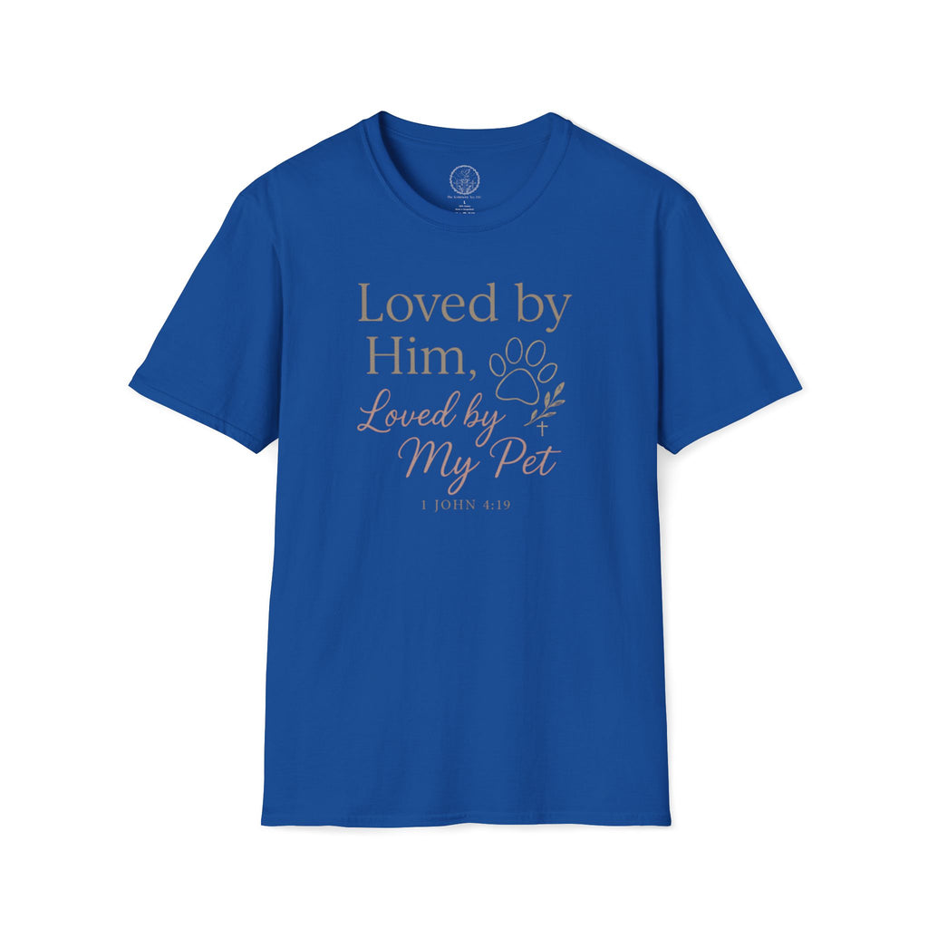 Loved by Him, Loved by My Pet T-Shirt