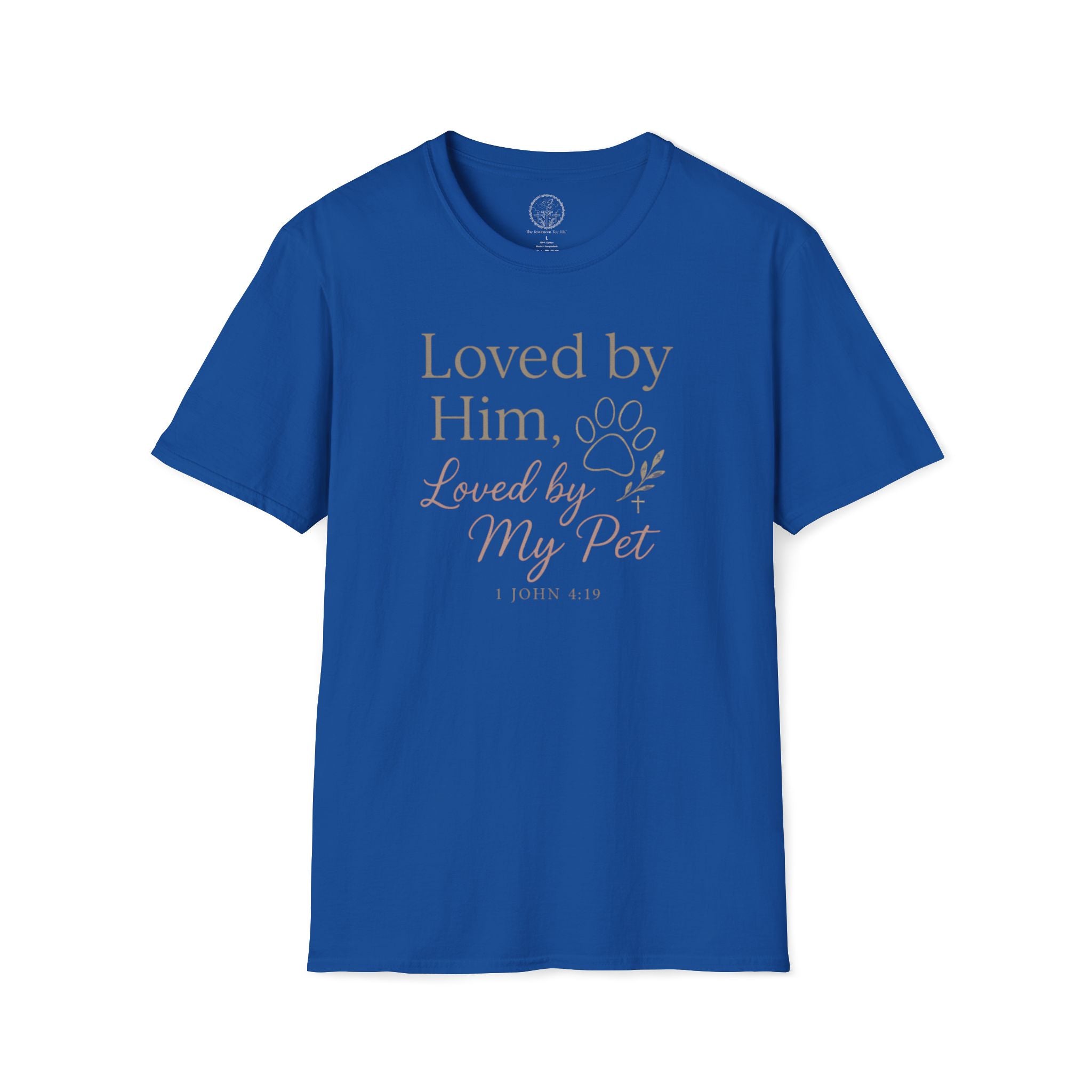 Loved by Him, Loved by My Pet T-Shirt