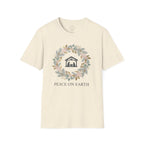 Peace on Earth Nativity Wreath – Christmas Christian T-Shirt