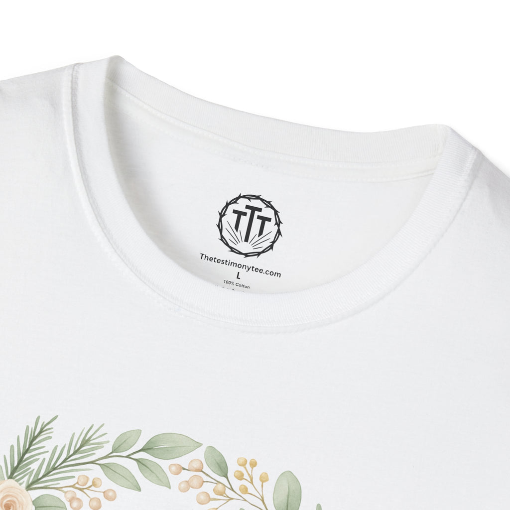 Prince of Peace – Nativity Wreath Christian T-Shirt