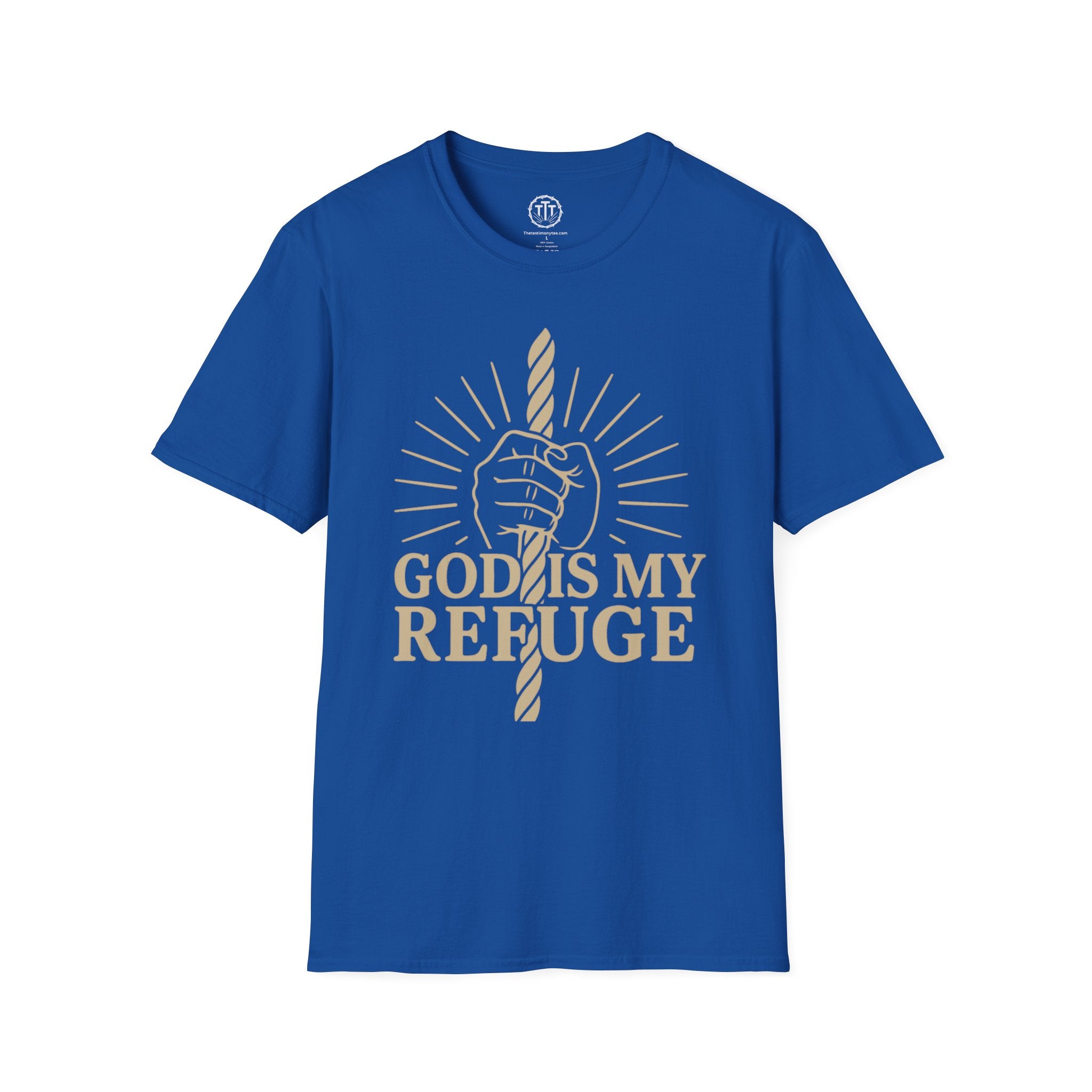 God Is My Refuge – Christian Strength & Hope T-Shirt