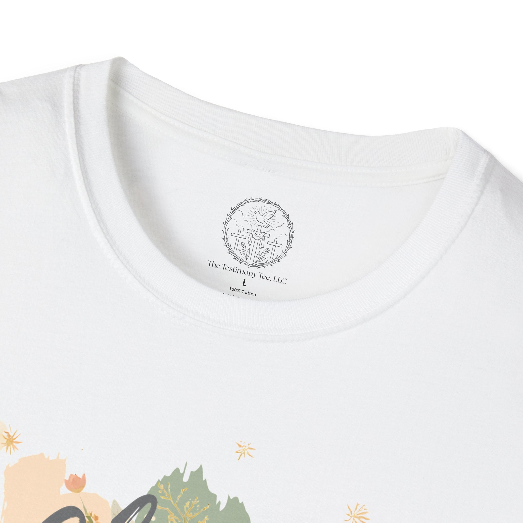 Chosen in Christ – Ephesians 1:4 Floral Christian Tee
