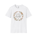 He Makes All Things Beautiful – Floral Christian T=Shirt