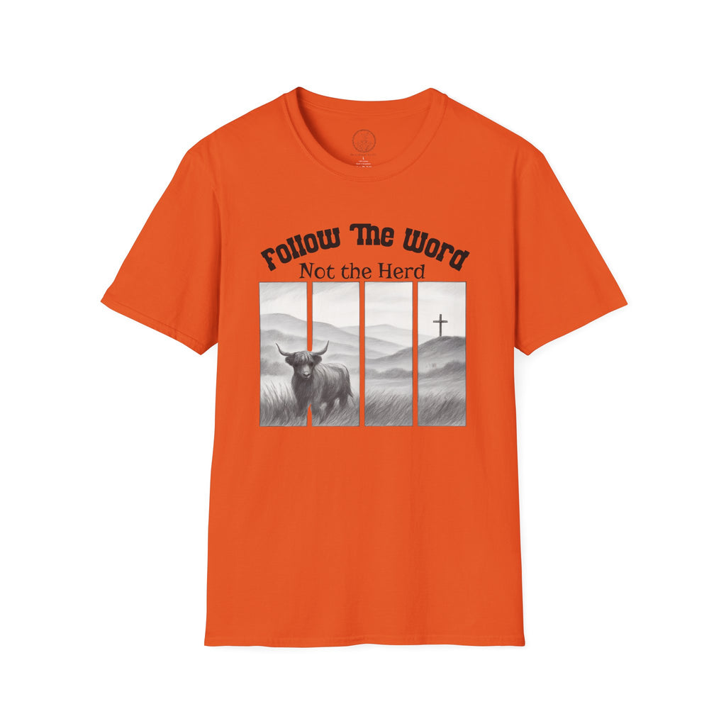 Follow the Word, Not the Herd – Christian Western Graphic Tee
