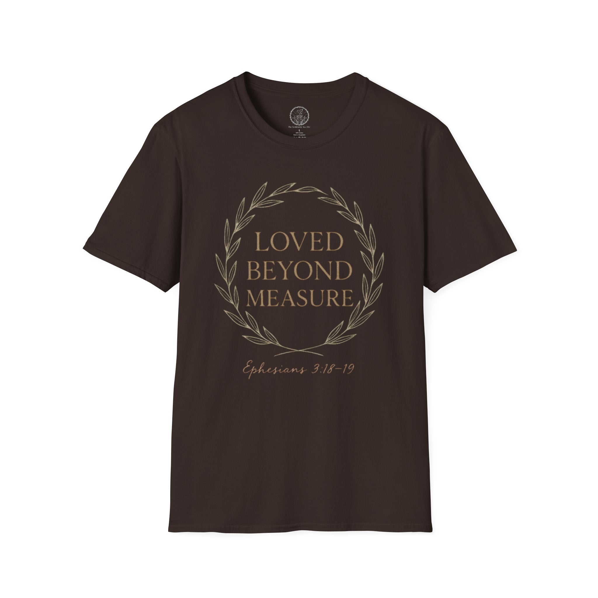Loved Beyond Measure – Ephesians 3:18–19 Christian T-Shirt