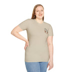 Chosen in Christ Floral Pocket Tee — Ephesians 1:4