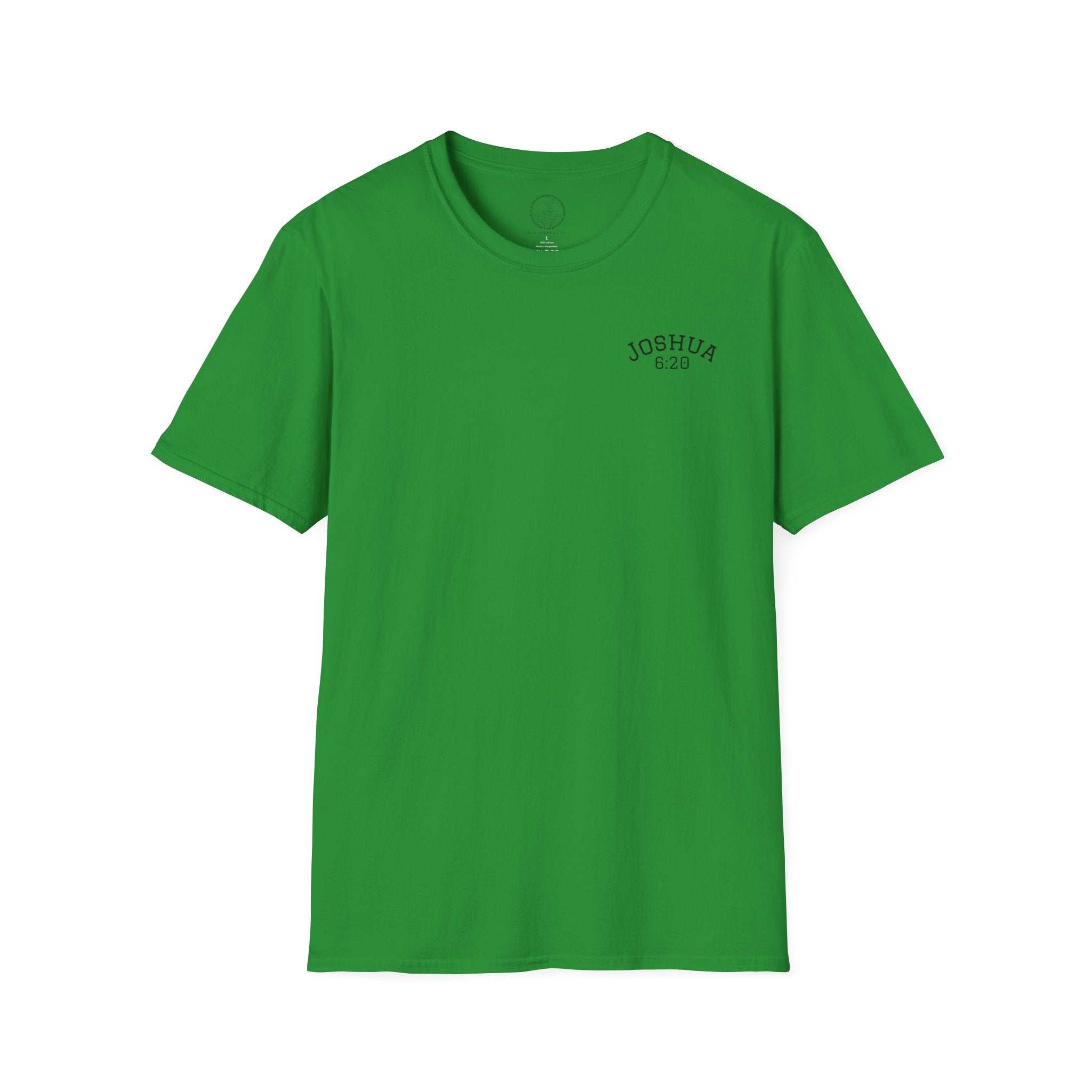 By Faith the Walls Fell Down (Front/Back)– Joshua 6:20 Christian T-Shirt