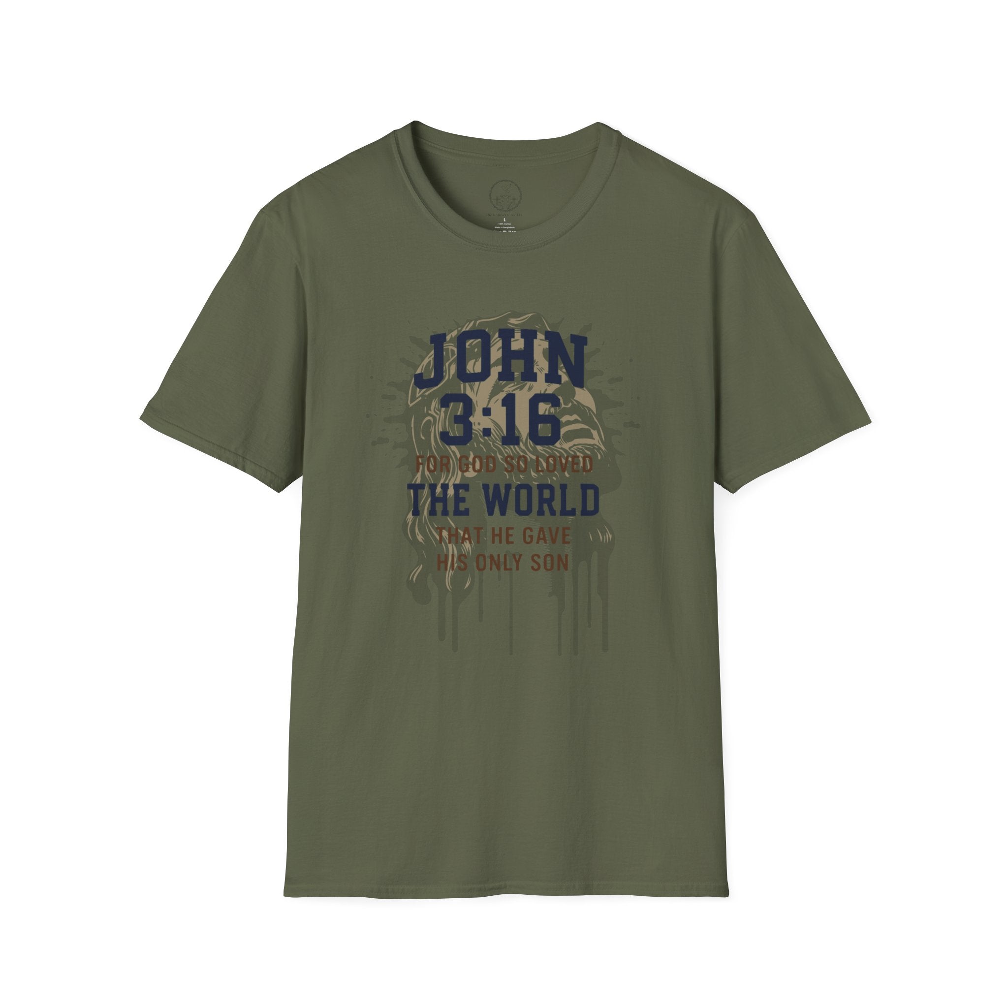 John 3:16 – For God So Loved The World Christian Tee