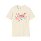 Faith Retro Rainbow Christian T-Shirt