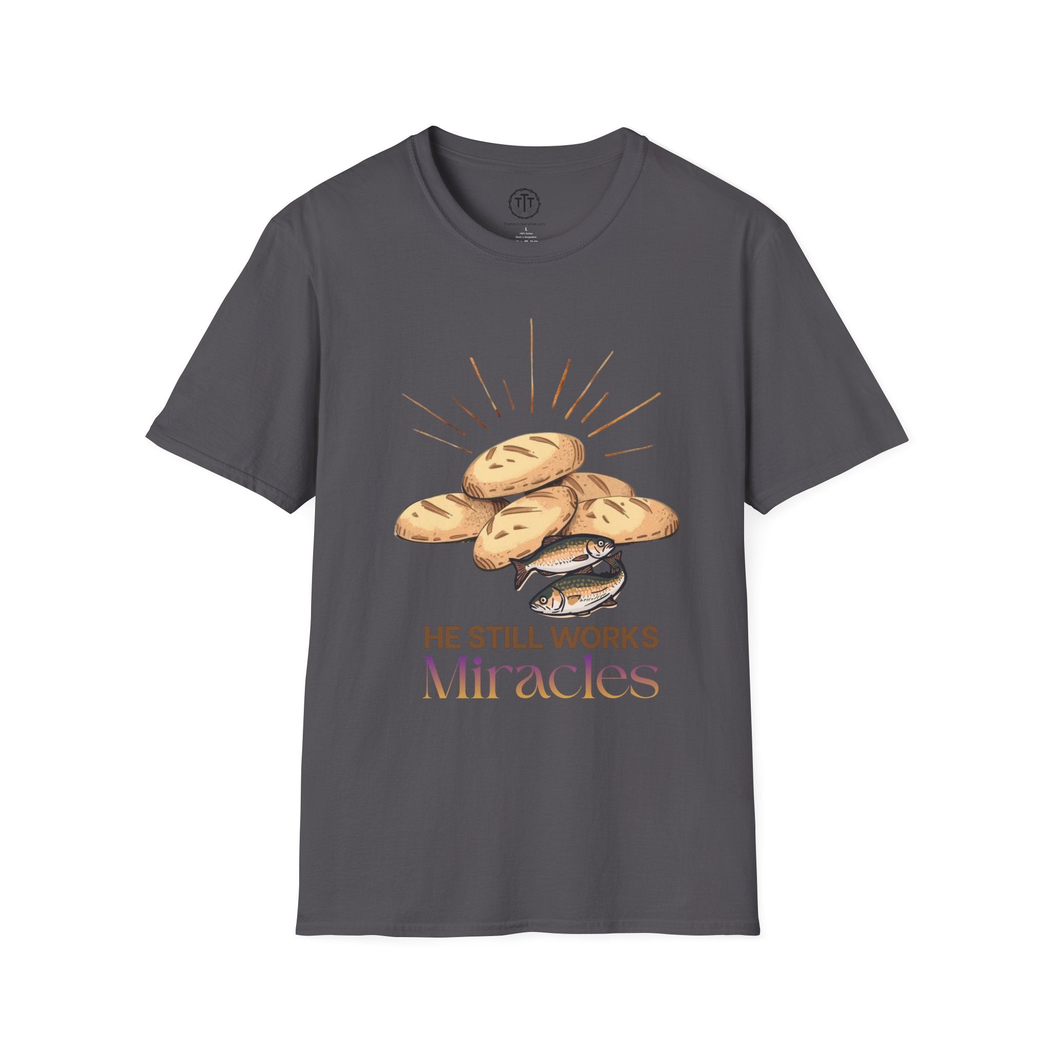 5 Loaves of Bread and 2 Fish Miracle  T-Shirt