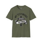 My Testimony Is Proof of His Power – Ephesians 3:20 Tee