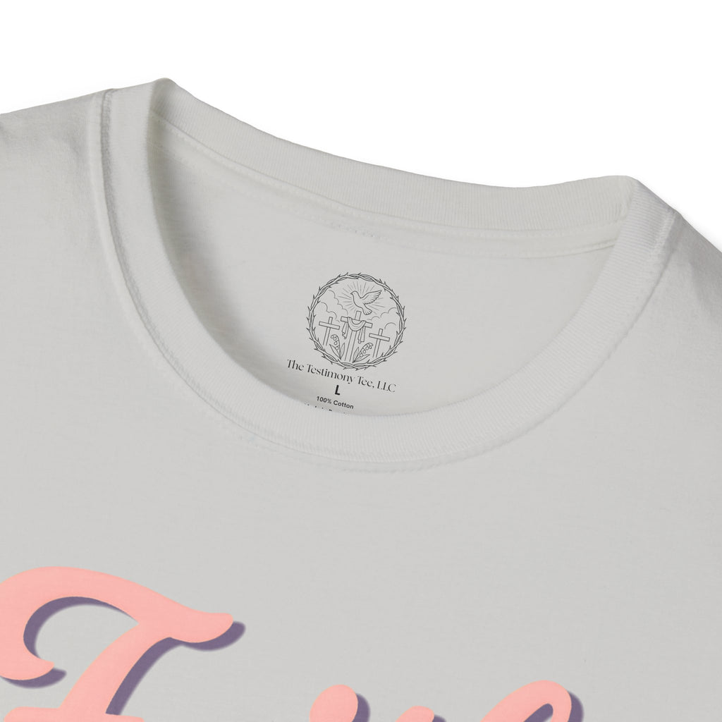 Faith Retro Rainbow Christian T-Shirt