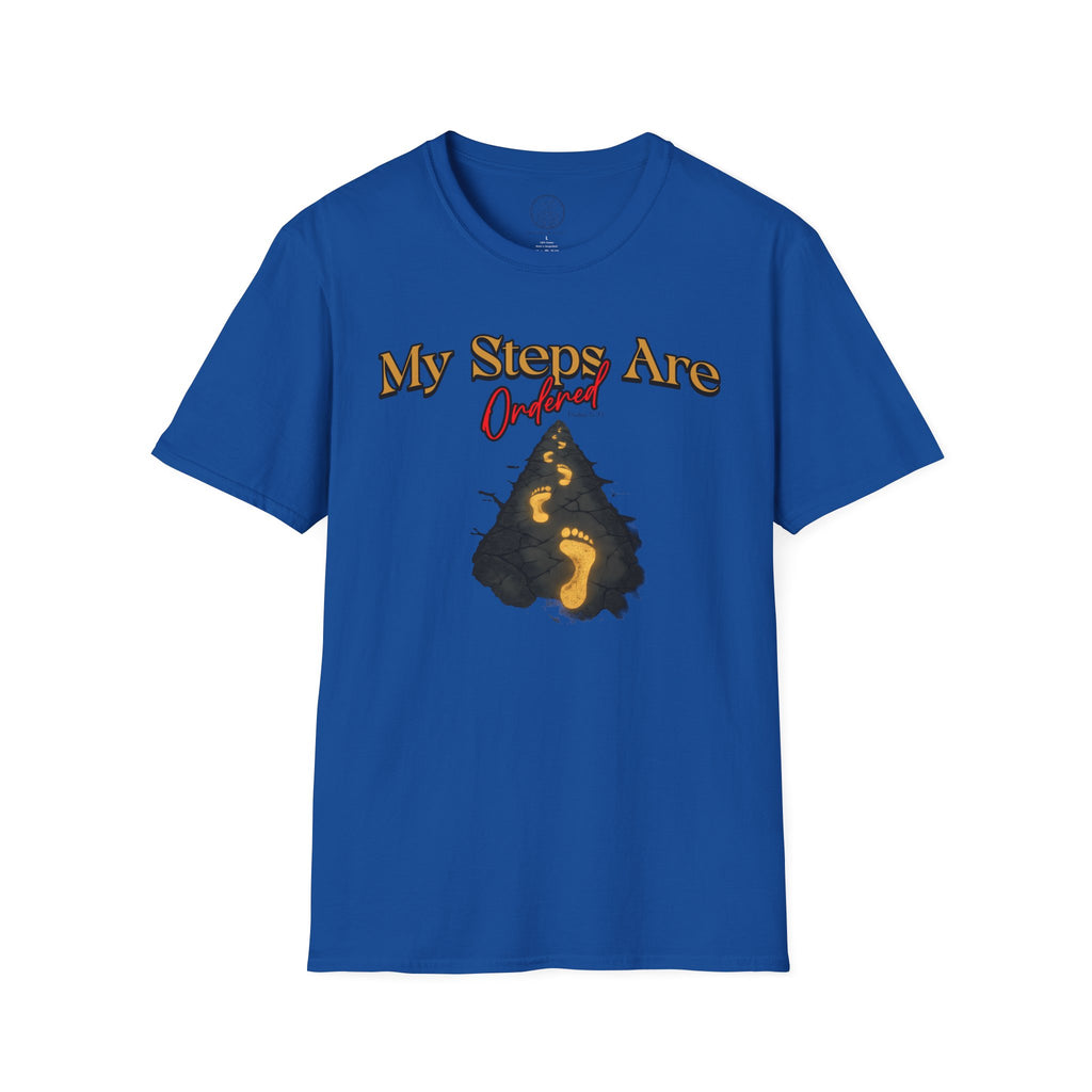 My Steps Are Ordered – Psalm 37:23 Christian T-Shirt