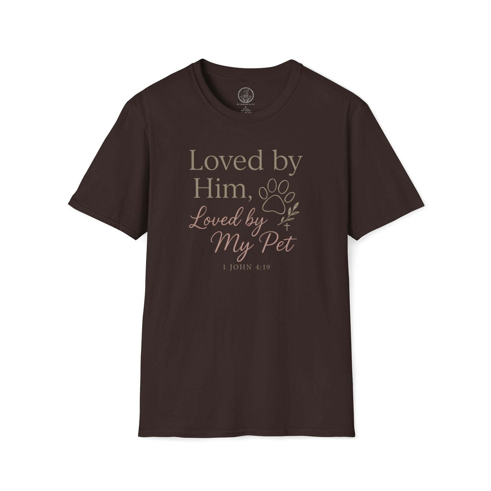 Loved by Him, Loved by My Pet T-Shirt