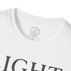 Light Where Hope Lives – John 1:5 (KJV) Christian T-Shirt
