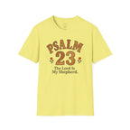 Psalm 23 Patchwork “The Lord Is My Shepherd” Christian T-Shirt