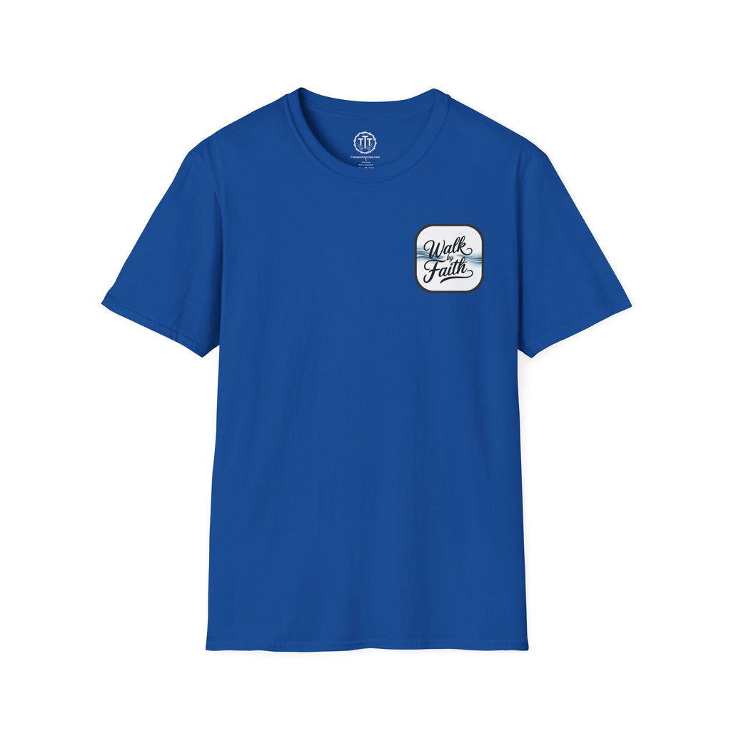 Walk by Faith – Christian Minimalist T-Shirt