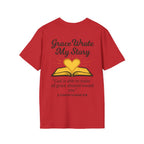 Grace Wrote My Story – 2 Corinthians 9:8 Christian T-Shirt