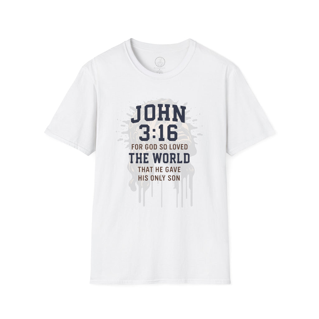 John 3:16 – For God So Loved The World Christian Tee