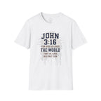 John 3:16 – For God So Loved The World Christian Tee