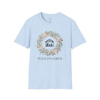 Peace on Earth Nativity Wreath – Christmas Christian T-Shirt