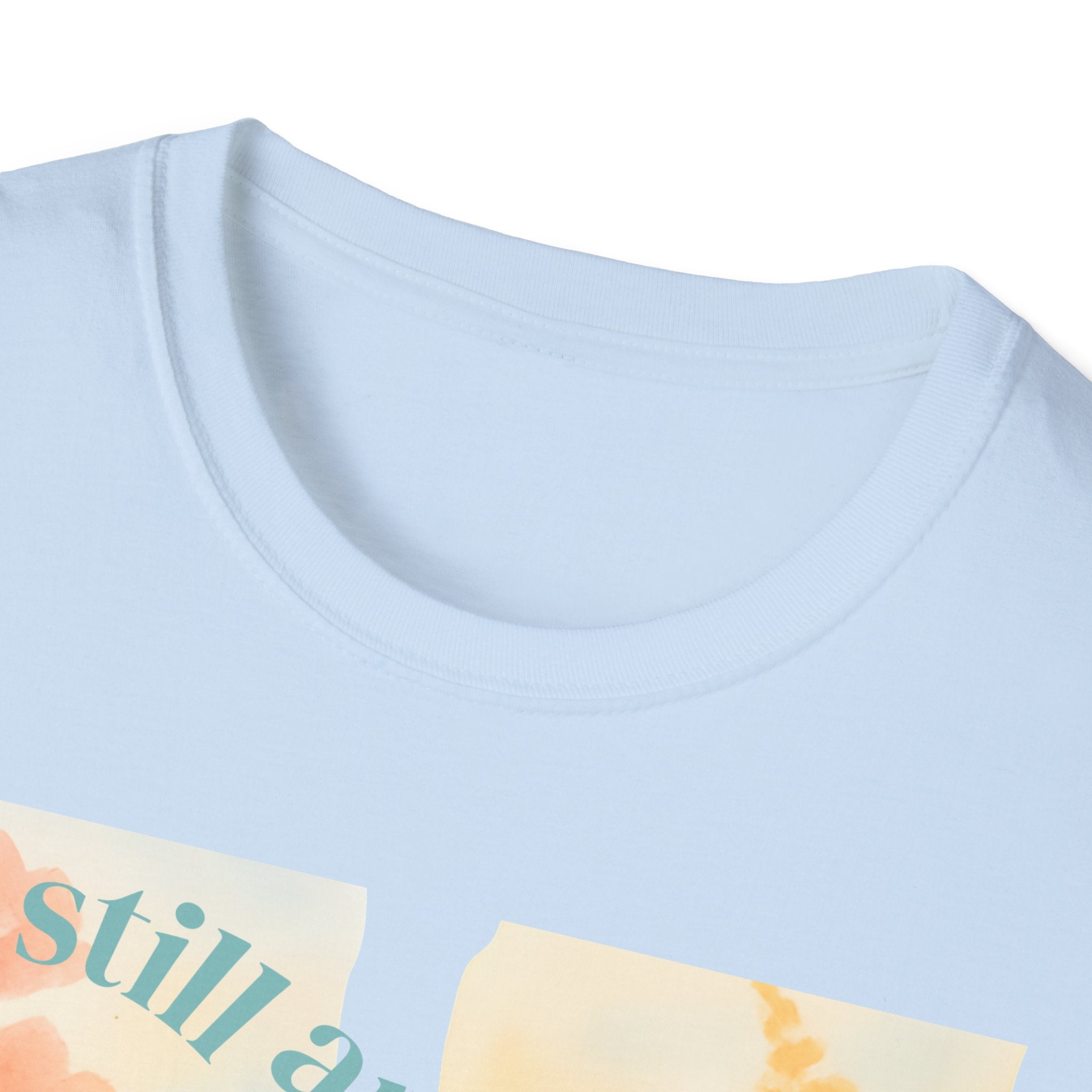 Be Still and Know T-Shirt — Floral Pastel Inspirational Tee