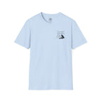 By Faith The Walls Fell Down Left Chest Design T-Shirt