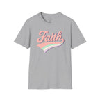 Faith Retro Rainbow Christian T-Shirt