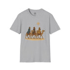 Patchwork Print Three Wise Men Following The Star to Worship Jesus