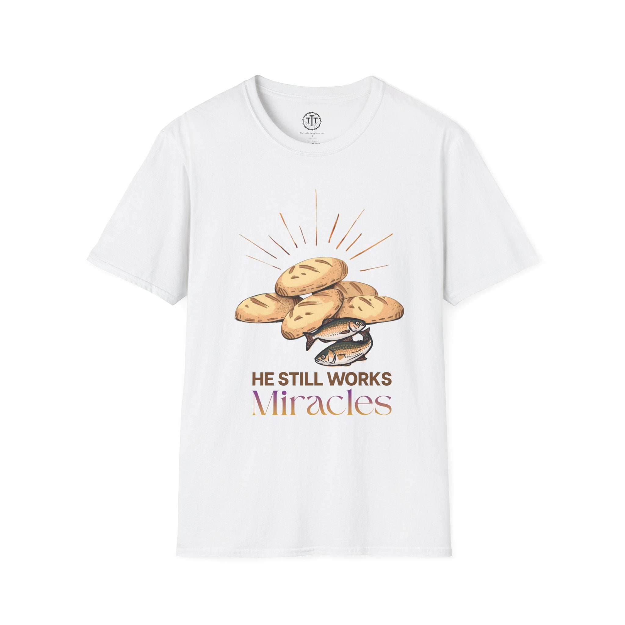 5 Loaves of Bread and 2 Fish Miracle  T-Shirt