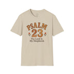 Psalm 23 Patchwork “The Lord Is My Shepherd” Christian T-Shirt