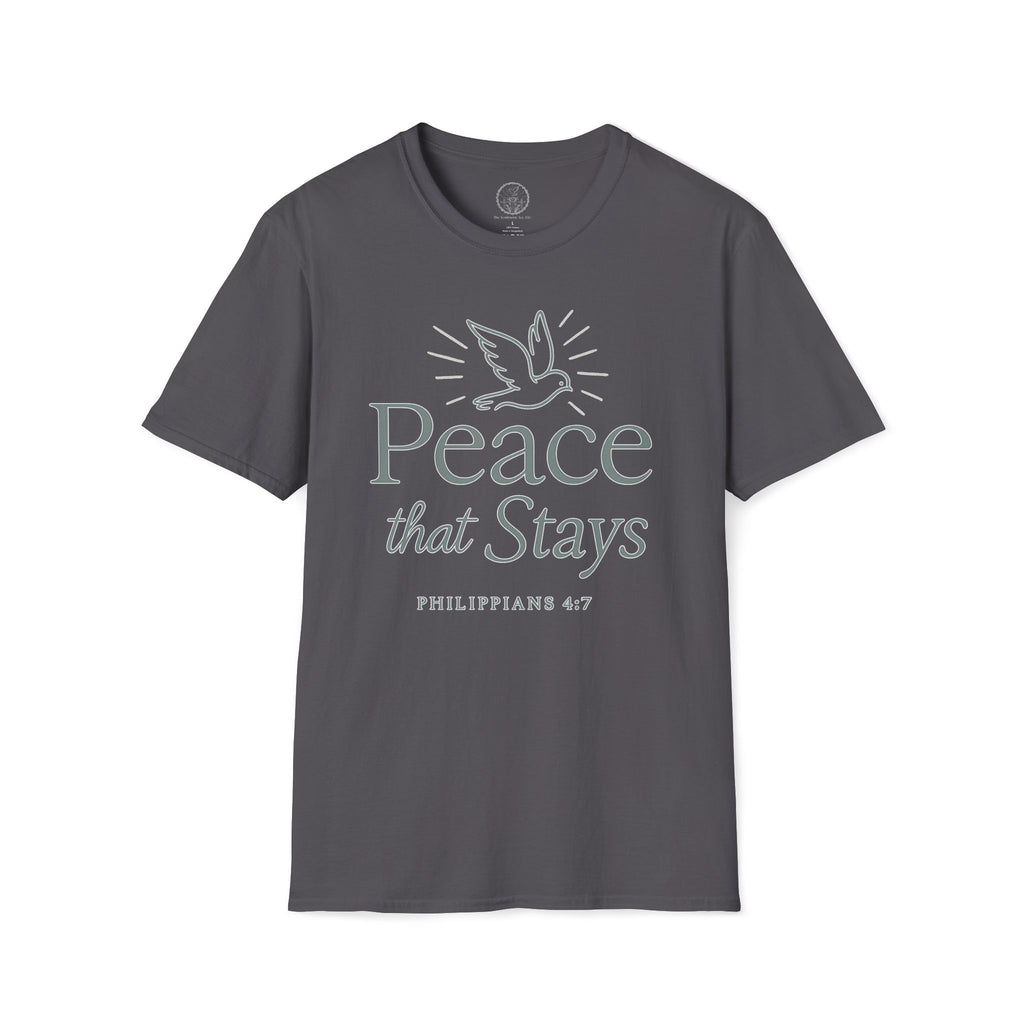 Peace That Stays • Philippians 4:7 Christian T-Shirt
