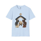 Patchwork Print Manger Scene