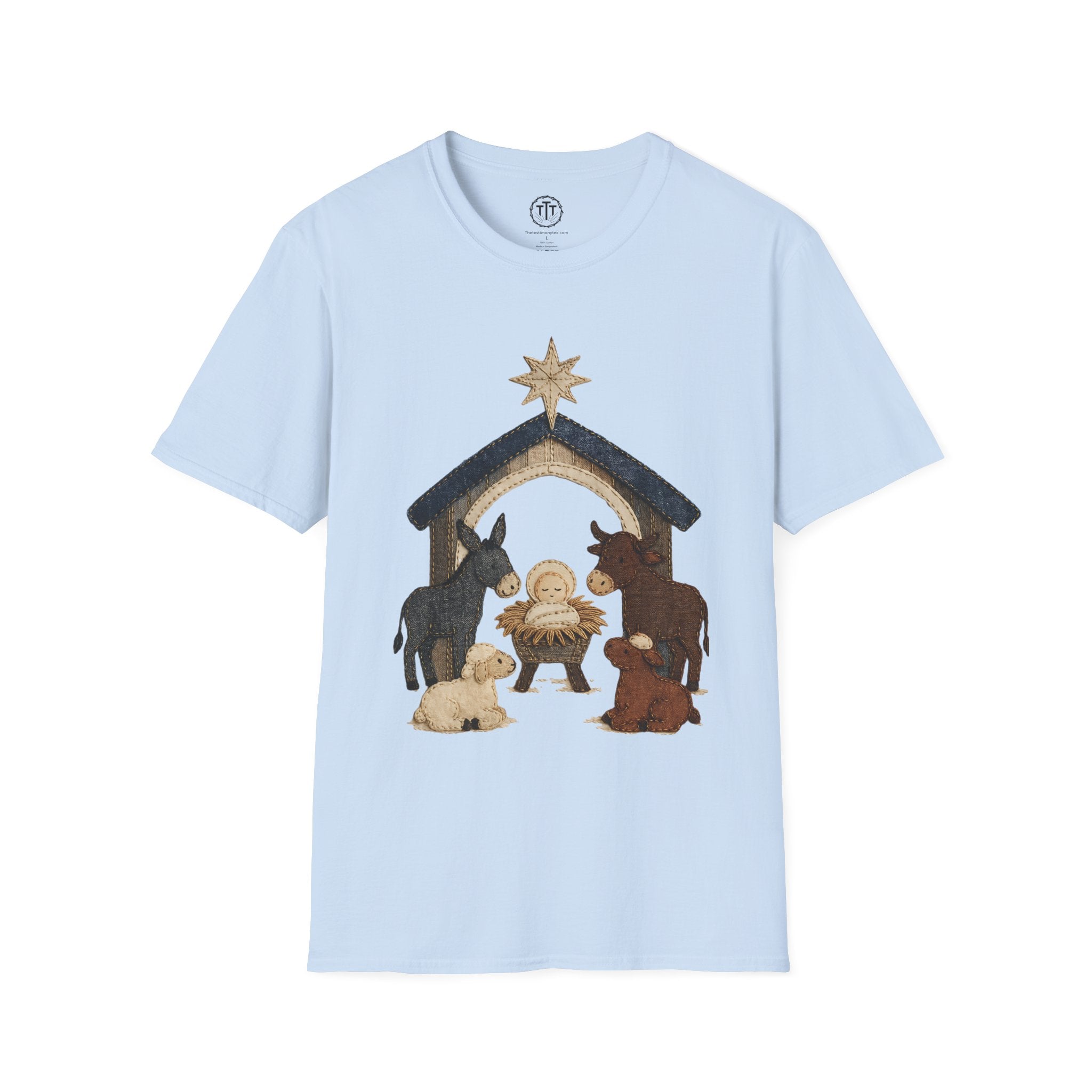 Patchwork Print Manger Scene