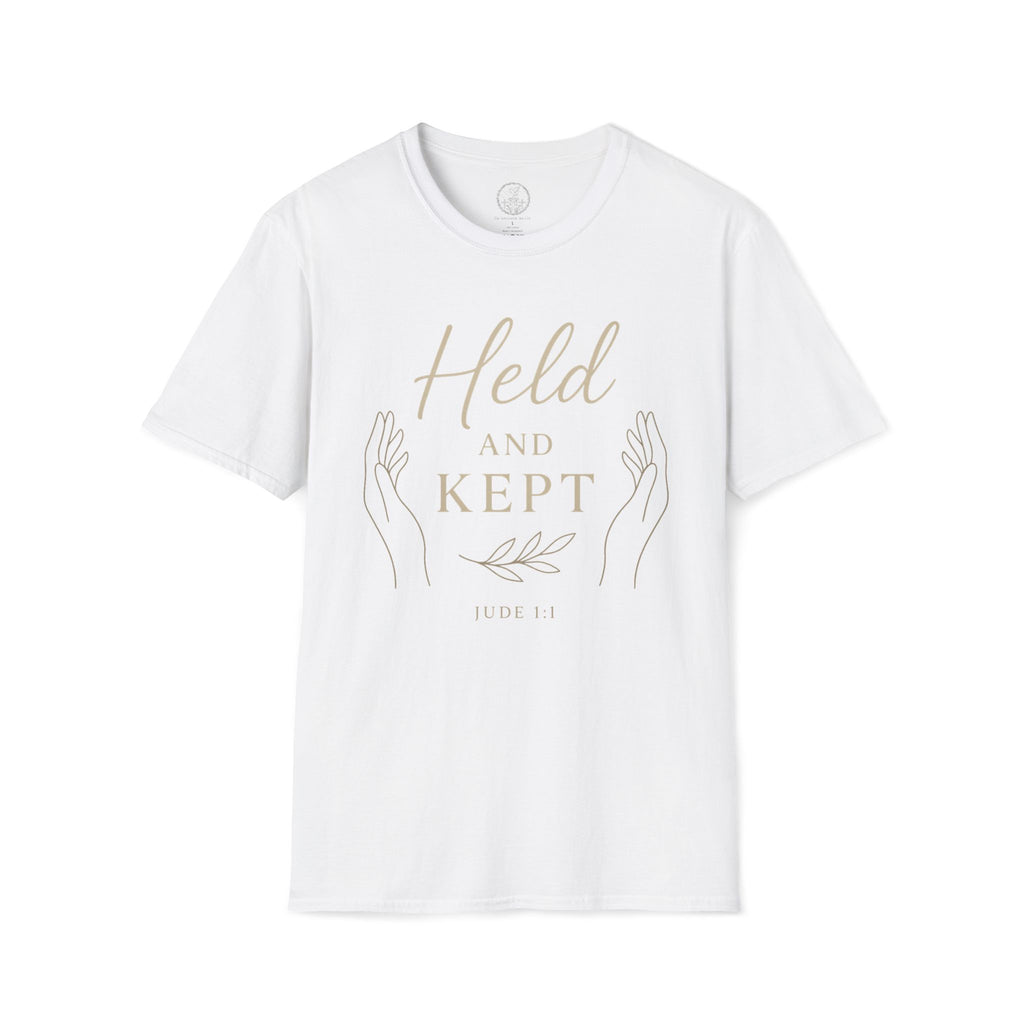 Jude 1:1 Christian T-Shirt.  Kept for Jesus (NIV), Preserved in Jesus (KJV)
