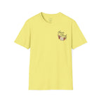 Chosen in Christ Floral Pocket Tee — Ephesians 1:4