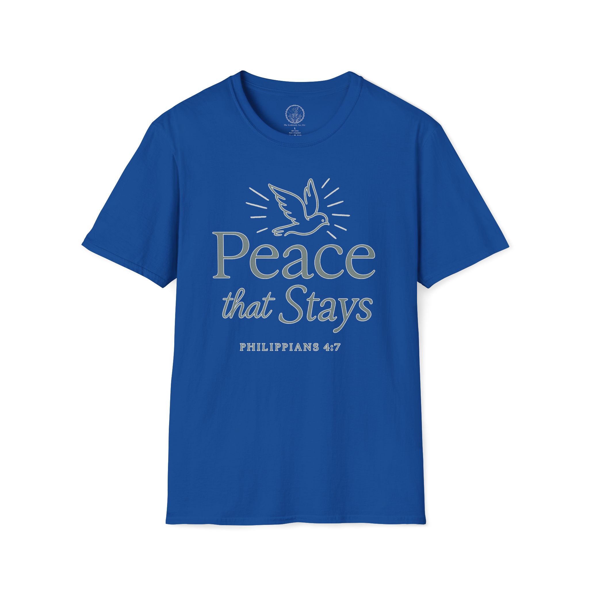 Peace That Stays • Philippians 4:7 Christian T-Shirt