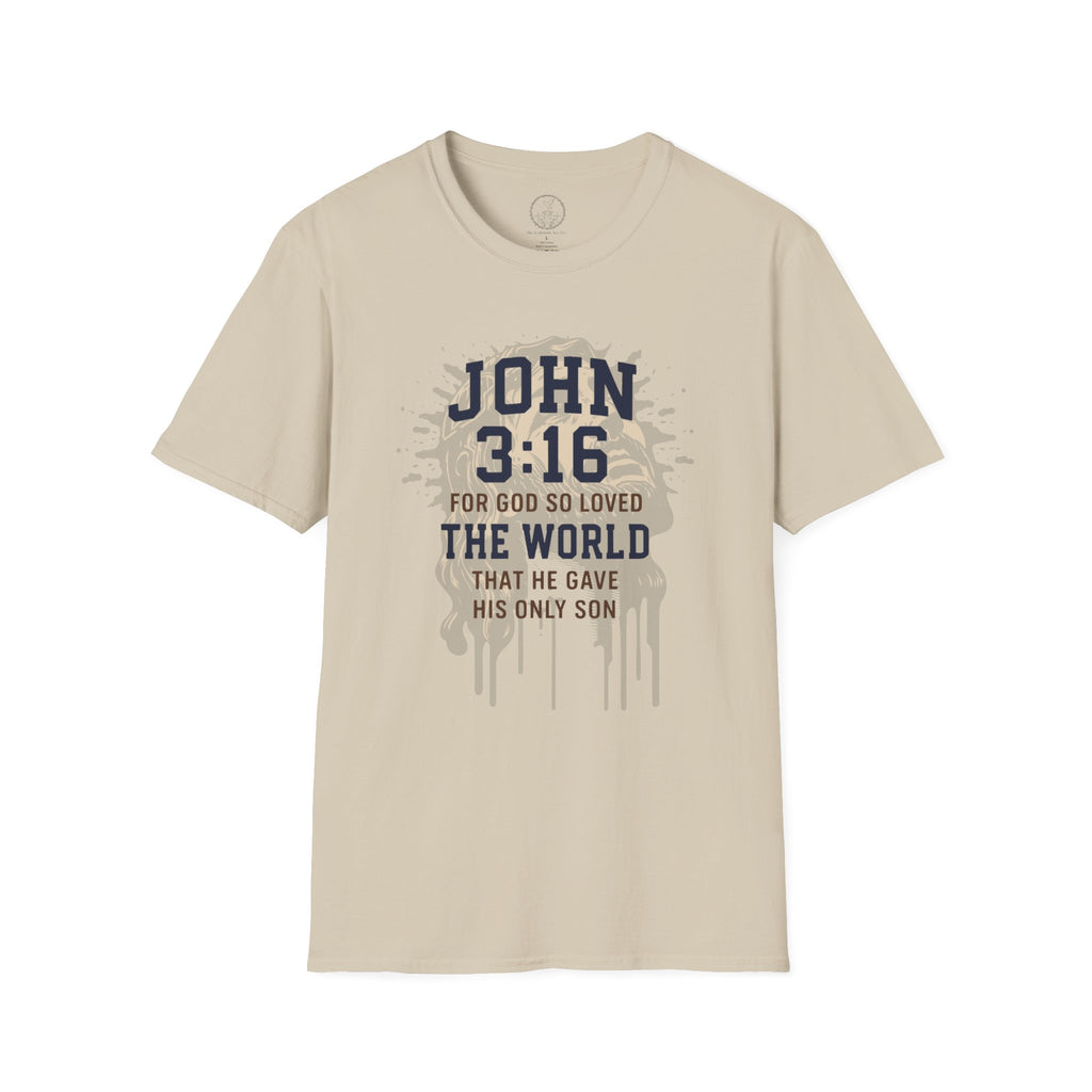 John 3:16 – For God So Loved The World Christian Tee