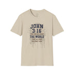 John 3:16 – For God So Loved The World Christian Tee