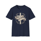 Redeemed by Grace – Christian Cross T-Shirt
