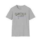 Redeemed & Free – John 8:36 Christian T-Shirt