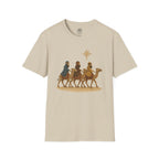 Patchwork Print Three Wise Men Following The Star to Worship Jesus