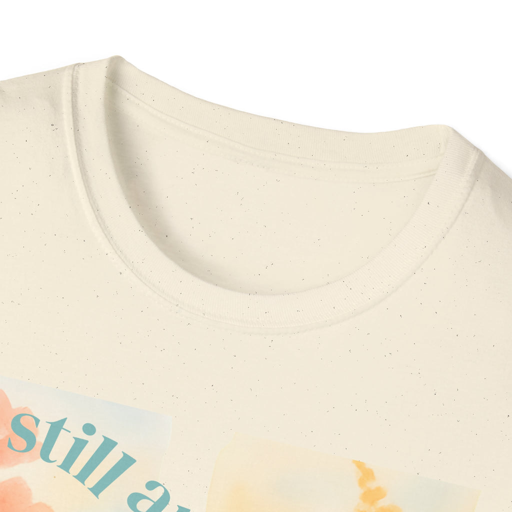Be Still and Know T-Shirt — Floral Pastel Inspirational Tee