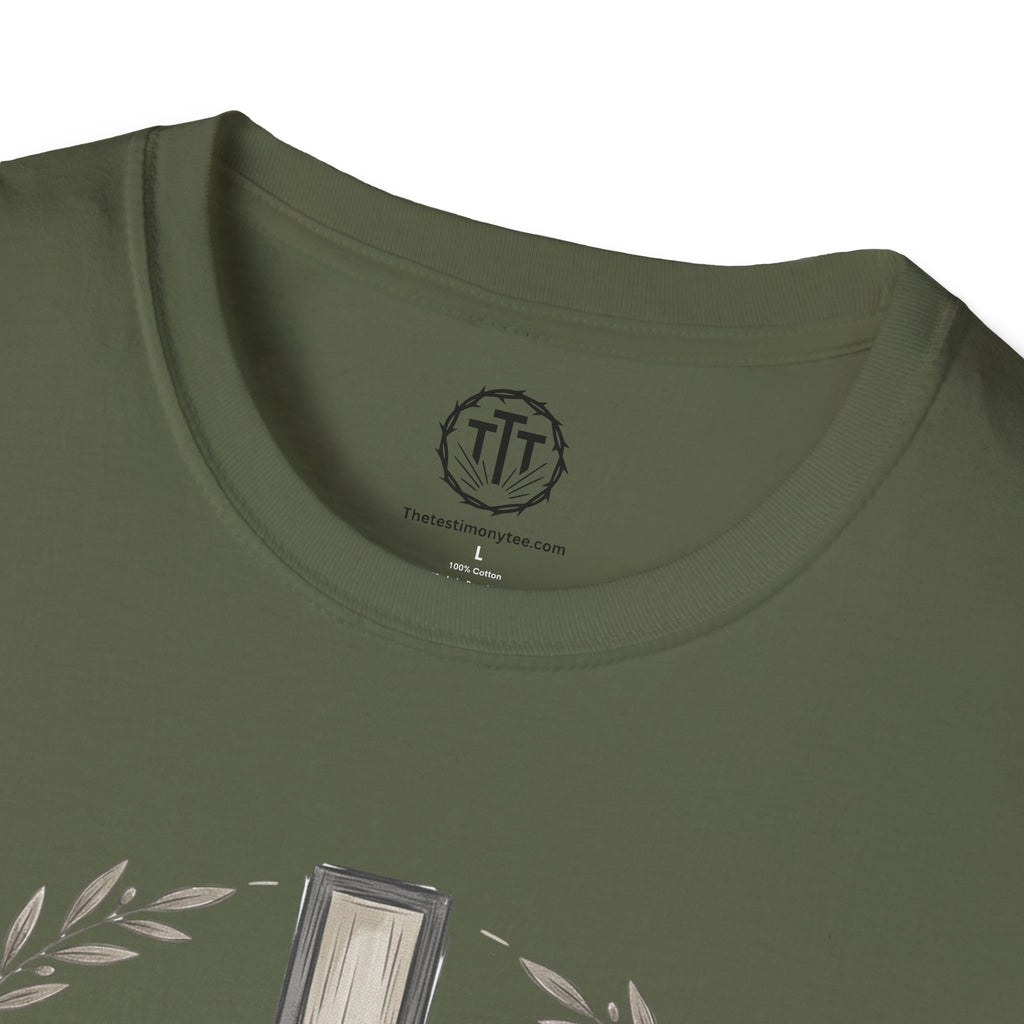 Redeemed by Grace – Christian Cross T-Shirt