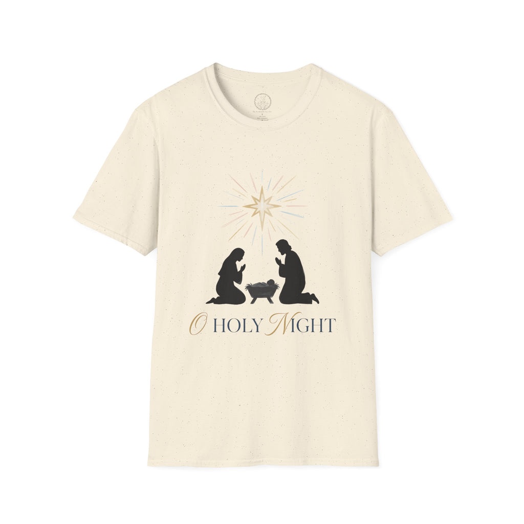 O Holy Night – Nativity Silhouette Christmas T-Shirt