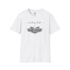 Walk by Faith – Minimalist Waves & Cross Christian Tee