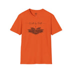 Walk by Faith – Minimalist Waves & Cross Christian Tee