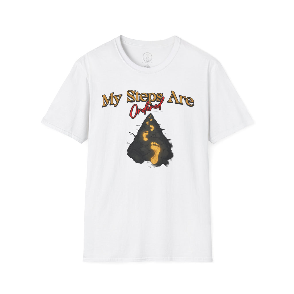 My Steps Are Ordered – Psalm 37:23 Christian T-Shirt