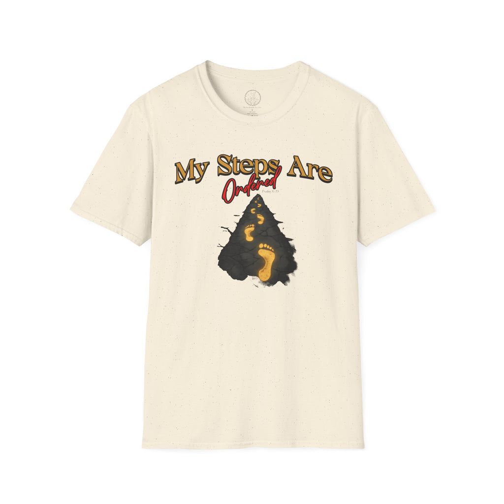 My Steps Are Ordered – Psalm 37:23 Christian T-Shirt