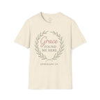 Grace Found Me Here – Ephesians 2:8 Christian Tee